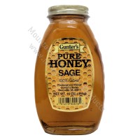 Gunter's Sage Honey - 1 lb. Jars - Case of 12